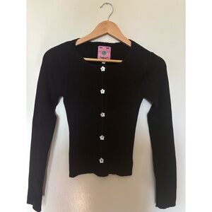 Unif Black Long Sleeve Meda Top